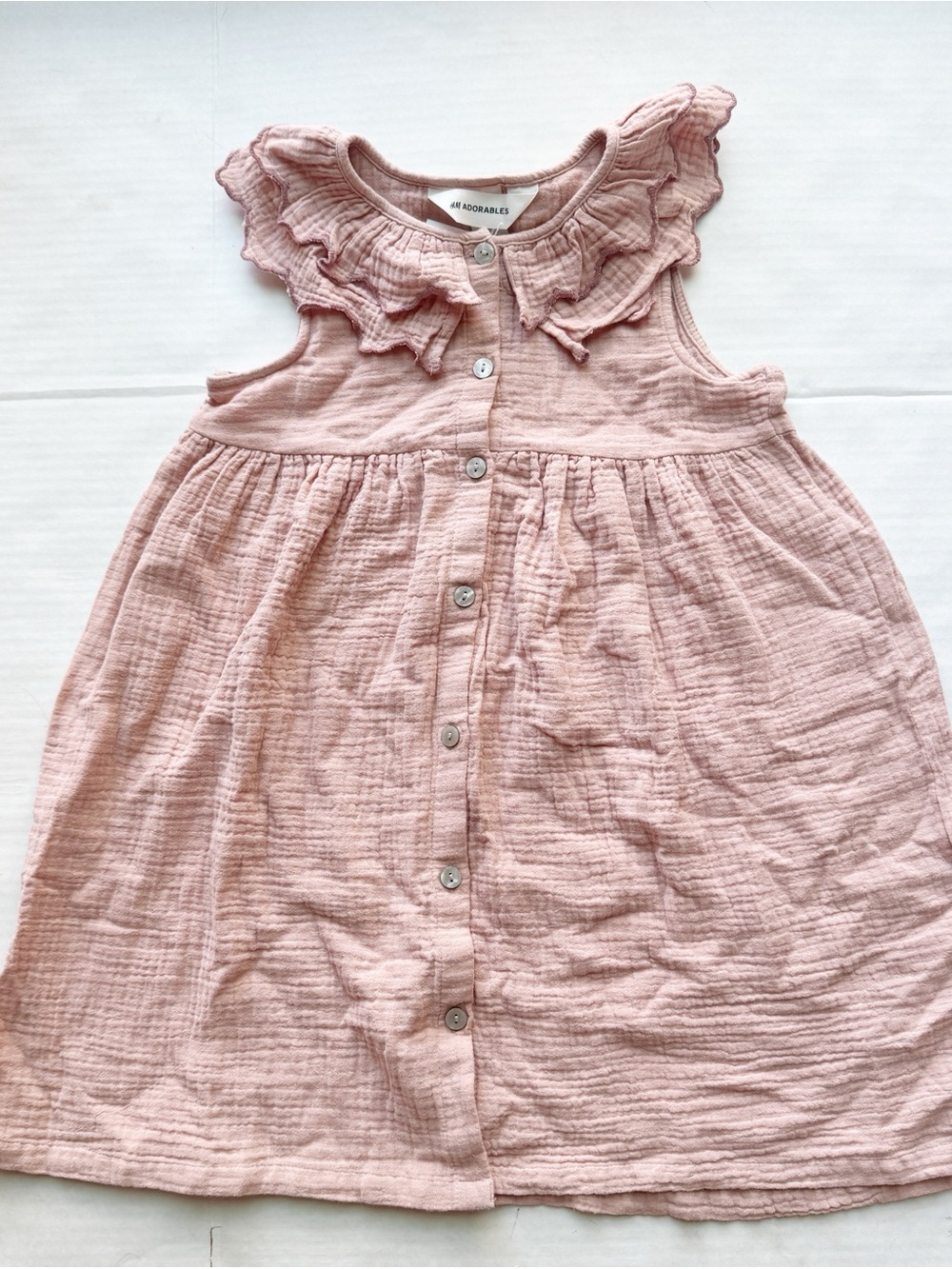 Organic Cotton Muslin
Collared Dress in Dusty Pink NWT - Picture 3 of 16